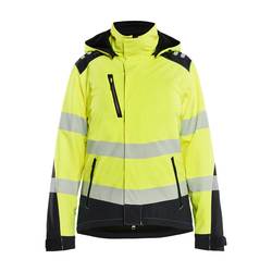 BLÅKLÄDER naisten highvis softshell-takki kevyesti topattu huomiokelt./musta